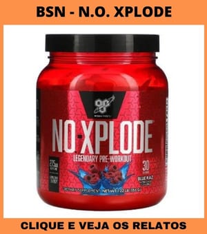 PRÉ TREINO N.O. XPLODE 30 DOSES BSN - IMPORTADO