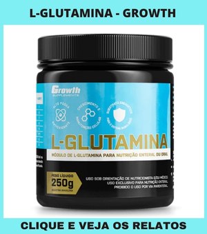 L-GLUTAMINA (250G) - GROWTH SUPPLEMENTS