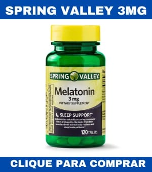 spring valley melatonina 3mg