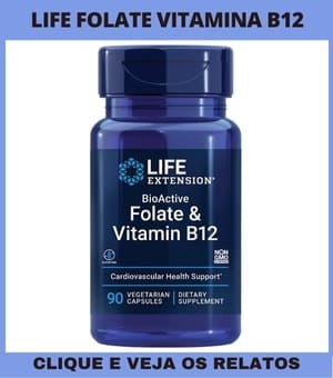 Life Extension FOLATE Vitamina B12