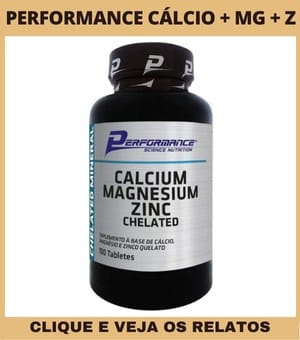 performance cálcio + mg + z
