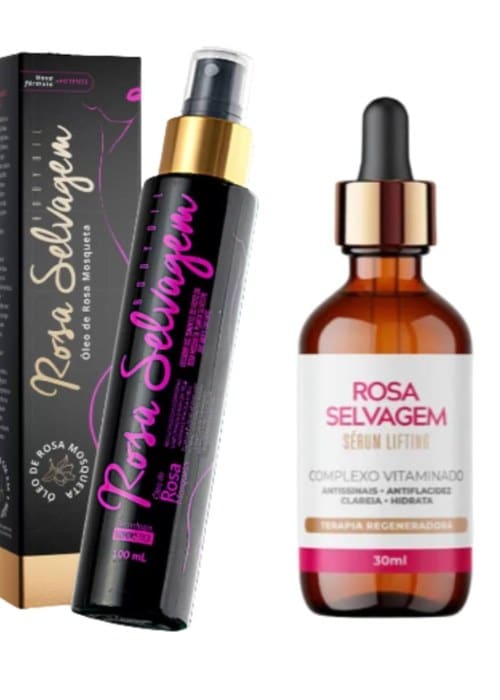 rosa selvagem serum