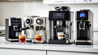 10 Melhores Cafeteiras Expresso para cafe em pó ou moedor de grãos