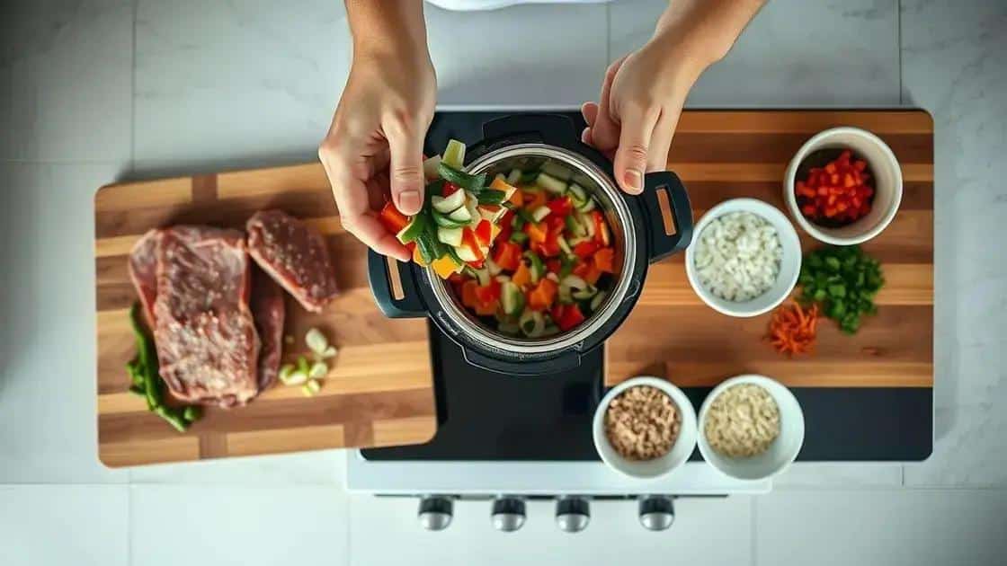 passo a passo para receitas na panela de pressão