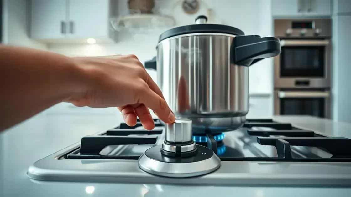 Passo a passo para usar a panela com segurança